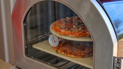 Take advantage of our free pizza oven